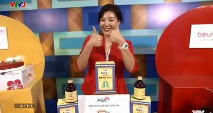 Sản phẩm Siro PQA Hen Phế Quản tại gameshow Hãy Chọn Giá Đúng